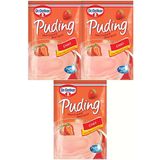 Dr. Oetker Puding Çilekli 125 Gr X 3 Adet