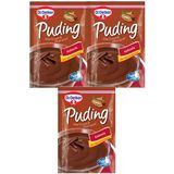 Dr. Oetker Puding Kakaolu 125 Gr X 3 Adet