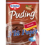 Dr. Oetker Puding Kakaolu 3'lü Poşet 441 gr - 55 gr