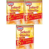 Dr. Oetker Şekerli Vanilin 15'li 75 gr 3 Adet - 225 gr