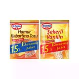 Dr. Oetker Şekerli Vanilin & Hamur Kabartma Tozu Dr. Oetker Şekerli Vanilin & Hamur Kabartma Tozu 2 Adet
