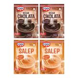 Dr. Oetker Sıcak Çikolata 243 Gr Ve Salep 252 Gr 4 Lü Karma Paket