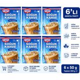 Dr. Oetker Soğuk Kahve Sade 6X50 gr - 300 gr