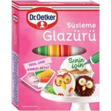 Dr. Oetker Süsleme Glazürü 4 Çeşit 19 gr Renkli Dekorasyon İçin Özel Tasarım