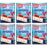 Dr. Oetker Toz Jelatin 6 gr x 6 Adet Sığır Jelatini ile Kek ve Pasta Kıvamlandırıcı Özellik