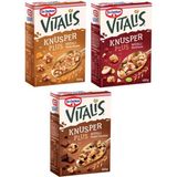 Dr. Oetker Vitalis Çeşit Sepeti (Sütlü Bitter Çikolatalı+ Bal-Bademli+ Multi Meyveli) 3 x 450 gr