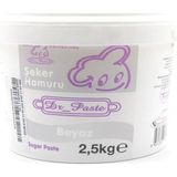 Dr-Paste Şeker Hamuru 2,5 kg Beyaz - 1 kg