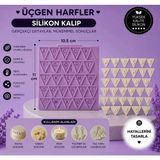 Dr-Paste Üçgen Harfler Silikon Kalıp