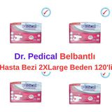 Dr. Pedical Dr Pedical - Belbantlı 2xlarge Hasta Bezi -120 Adet