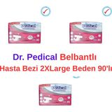 Dr. Pedical Dr Pedical - Belbantlı Hasta Bezi 2xlarge Beden- 90 Adet