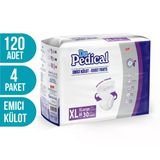 Dr. Pedical Emici Külot Extra Büyük Boy Hasta Bezi Xlarge 120 Adet