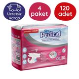 Dr.Pedical Tekstil Yüzeyli 2 Ekstra Büyük Boy XXL 4x30 Adet Hasta Bezi
