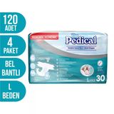 Dr Pedical Yetişkin Hasta Bezi L 30'Lu 4 Paket (120 Adet)