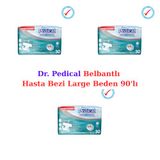 Dr. Pedikal - Belbantlı Hasta Bezi Large Beden 90'lı