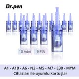 Dr.pen Dermapen Iğnesi (10 Adet - 9 Iğneli)