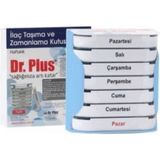 Dr. Plus Dr. Plus Ilaç Hap Saklama Kutusu Haftalık - 7X24 RENK:MAVİ-KIRMIZI-BEYAZ - Şeffaf