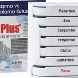 Dr Plus İlaç Taşıma ve Zamanlama Kutusu Haftalık 7X24 BEYAZ