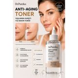 Dr.Purelux Anti Aging Yaşlanma Karşıtı Toner 200 ML | Hyaluronik Asit, Niasinamid ve Peptit Kompleksli Sıkılaştırıcı Yüz Tonik