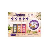 DR REDOX Dr. Redox Profesyonel Roll-On Sir Ağda Seti + 80 Metre Ağda Bezi Rulo | Azulen, Natural, Powder | 100 ml x 3