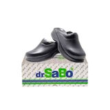 DR SABO Siyah Kadın Ortopedik Sabo Terlik