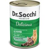Dr. Sacchi 400 gr Kuzu Etli Kedi Konservesi