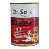 Dr. Sacchi Delicious Kuzu Etli 24x400 gr Köpek Konservesi