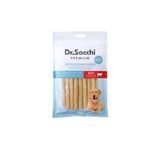 Dr. Sacchi Dr.Sacchi Premium Sığır Etli Doğal Sığır Derisi Burgu Çubuk Tahılsız Köpek Ödülü 5" 7-8 Gr 15'li
