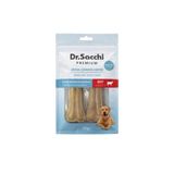 Dr. Sacchi Dr.Sacchi Premium Sığır Etli Doğal Sığır Derisi Press Kemik Tahılsız Köpek Ödülü 5” 55-60 Gr 2'li