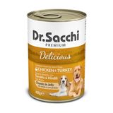 Dr.Sacchi Hindi Etli Tavuklu 400 gr Yetişkin Köpek Maması