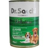 Dr.Sacchi Kuzu Etli 12x400 gr Yetişkin Köpek Konserve