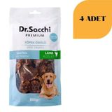 Dr. Sacchi Kuzu Parçacıklı Köpek Ödülü 100 g x 4 Adet