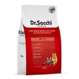 Dr.Sacchi Premium 1 kg Düşük Tahıllı Sığır Etli Yetişkin Kuru Kedi Maması