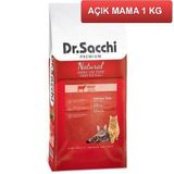 Dr.Sacchi Premium Beef Biftekli Yetişkin Kedi Maması 1 Kg AÇIK