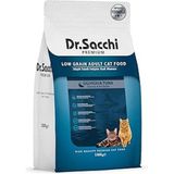 Dr.Sacchi Premium Düşük Tahıllı Ton ve Somon Balıklı 1 kg Yetişkin Köpek Maması