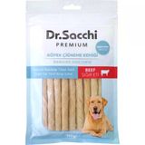 Dr.Sacchi Premium Sığır Etli Doğal Sığır Derisi Burgu Çubuk Tahılsız Köpek Ödülü 15 Li 110 Gr