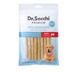 Dr.sacchi Premium Sığır Etli Doğal Sığır Derisi Burgu Çubuk Tahılsız Köpek Ödülü 5'' 15'Li 110 Gr