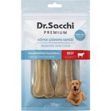 Dr.Sacchi Premium Sığır Etli Doğal Sığır Derisi Press Kemik Tahılsız 5 inç 55-60 gr 2'li Köpek Ödülü