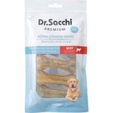 Dr.Sacchi Premium Sığır Etli Doğal Sığır Derisi Press Kemik Tahılsız Köpek Ödülü 3'' 20-25 Gr 5'li