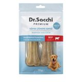 Dr.sacchi Premium Sığır Etli Doğal Sığır Derisi Press Kemik Tahılsız Köpek Ödülü 5” 2'Li 115 Gr
