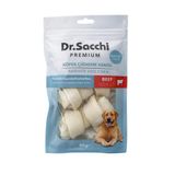 Dr.Sacchi Premium Sığır Etli Sığır Derisi Genişletilmiş Düğüm Kemik Tahılsız 2-4 inç 30-35 gr 3'lü Köpek Ödülü