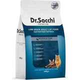 Dr.Sacchi Premium Somonlu ve Ton Balıklı Düşük Tahıllı 1 kg Yetişkin Kuru Kedi Maması
