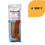 Dr. Sacchi Sığır Derisi Doğal Press Kemik Köpek Ödülü 320 g x 4 Adet