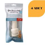 Dr. Sacchi Sığır Derisi Sütlü Düğüm Kemik Köpek Ödülü 130 g x 4 Adet