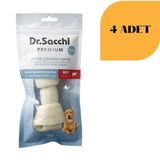 Dr. Sacchi Sığır Derisi Sütlü Düğüm Kemik Köpek Ödülü 70 g x 4 Adet