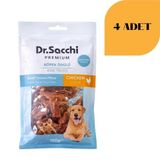 Dr. Sacchi Tavuk Parçacıklı Köpek Ödülü 100 g x 4 Adet