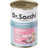 Dr.Sacchi Tavuklu 400 gr Yavru Konserve Kedi Maması