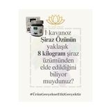 Dr. Şafak Güven Şiraz Özü (ÇEKİRDEKLİ KABUKLU KARA ÜZÜM ÖZÜ)
