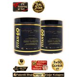 Dr.Sammy's Collagen Impact Plus Titan 60 - 2'li Avantaj Set Tip 1-3 Hidrolize Toz Kolajen Peptit (4 Aylık Kür)