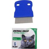 Dr. Sed Terminatör Kedi Parazit Tarağı + Maxi Cat Drops Kediler Için Deri Ense Ürünü 5x1 gr