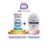 DR. SHOES Ayakkabı Koku Giderici Toz 120 Gün Etkili 6 Adet + Bitkisel Ayak Bakım Kremi 50 Ml. Koruyucu 5 Etki